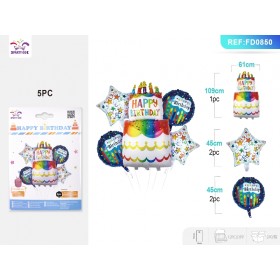 SET PALLONCINI MYLAR TORTA