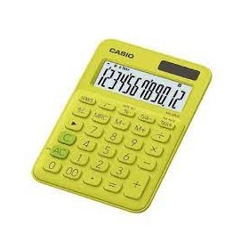 CALCOLATRICE IN BLISTER CASIO 12 CIFRE DA BANCO VERDE