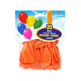 PALLONCINI ARANCIONE 25PZ