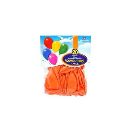 PALLONCINI ARANCIONE 25PZ