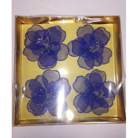 4 FIORI C/PISTILLI BIANCHI L24-60134B