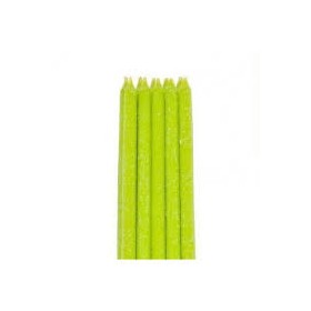CANDELINE GLITTER 15CM VERDI