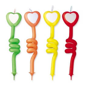 CANDELE BIG MOLLA HEART SPRING CON SUPP.