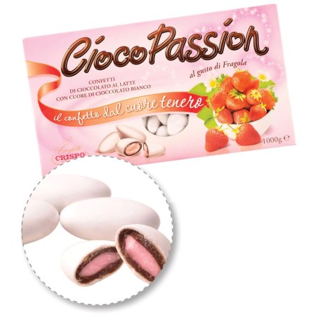 CONFETTI CIOCO PASSION GUSTO DI FRAGOLA 1KG