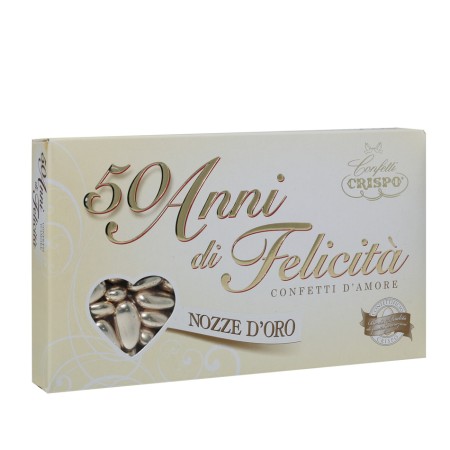 CONFETTI 50 ANNI NOZZE D'ORO 500GR