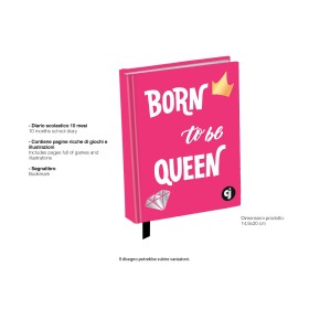 DIARIO POKET BORN TO BE QUEEN