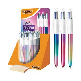 BIRO BIC 4 COLORI GRADIENT PZ.30