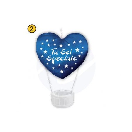 CUORE MONGOLFIERA 25CM