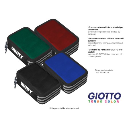 CORREDI 3 ZIP UNDERWOOD NY GIOTTO TURBOCOLOR