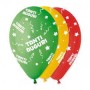100 PALLONCINI 12 POLLICI BUON COMPLEANNO ASS.