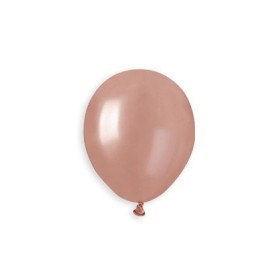100 PALLONCINI 5 POLLICI METAL (13CM) ROSE GOLD