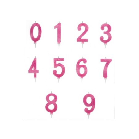 CANDELE SWEETY FUXIA GLITTER N.0