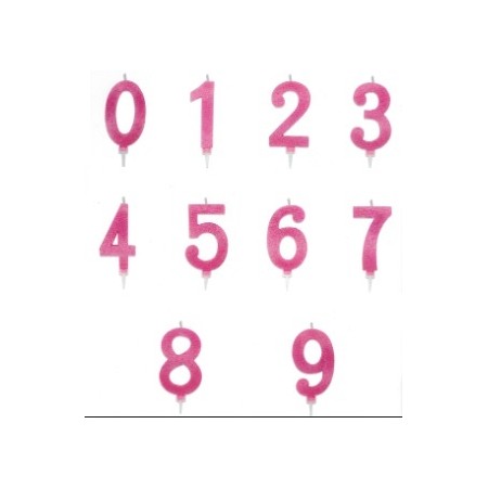 CANDELE SWEETY FUXIA GLITTER N.2