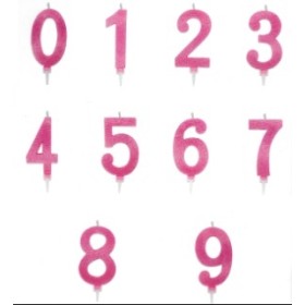 CANDELE SWEETY FUXIA GLITTER N.6