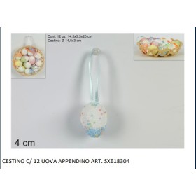 CESTINO C/ 12 UOVA APPENDINO