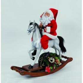 BABBO ROSSO 64X20X72 CAVALLO BIANCO