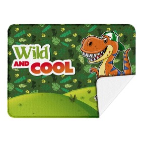 TOVAGLIETTA IN TESSUTO 40X30 DINOSAURI