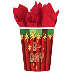 BICCHIERI DI CARTA B-DAY PZ.8