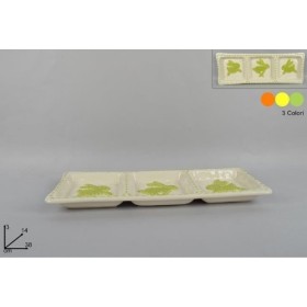 ANTIPASTIERA 3 POSTI 38CM C/CONIGLIO