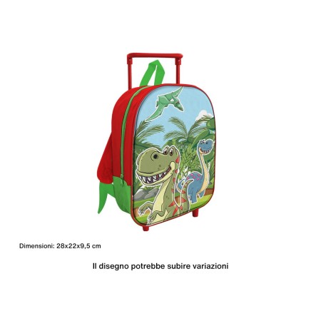 ZAINI TROLLEY ASILO DINOSAURI