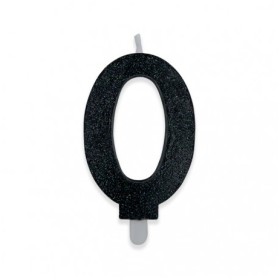 CANDELE SWEETY NERO GLITTER N.0