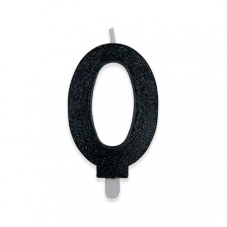 CANDELE SWEETY NERO GLITTER N.0