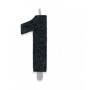 CANDELE SWEETY NERO GLITTER N.1