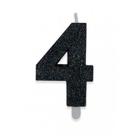 CANDELE SWEETY NERO GLITTER N.4