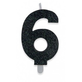 CANDELE SWEETY NERO GLITTER N.6