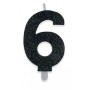 CANDELE SWEETY NERO GLITTER N.6