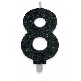 CANDELE SWEETY NERO GLITTER N.8