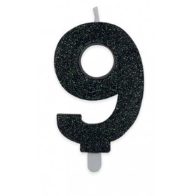 CANDELE SWEETY NERO GLITTER N.9