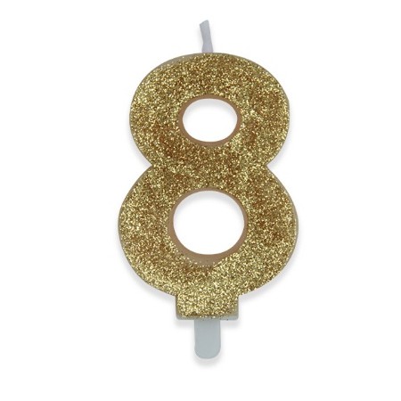 CANDELE SWEETY ORO GLITTER N.8