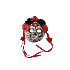 MASCHERE TESCHIO CON FIORI