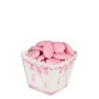 12 BOX PORTACONFETTI FIOCCO ROSA
