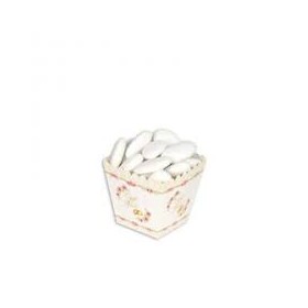 12 BOX PORTACONFETTI OGGI SPOSI FIORATO