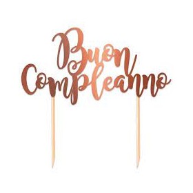 SCRITTA PER TORTA BUON COMPLEANNO ROSA