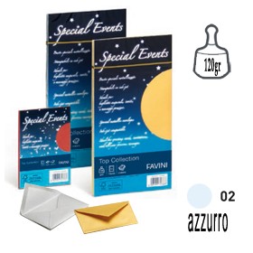 BUSTE SPECIAL EVENTS 110 X 220 PZ. 10 COL. AZZURRO
