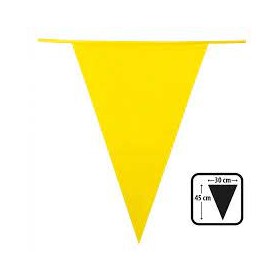 BANDIERINE 10 MT GIALLE 46X30