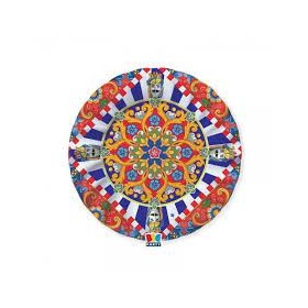 8 PIATTI  GRANDI CM.25 SICILIA