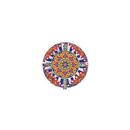 8 PIATTI  GRANDI CM.25 SICILIA