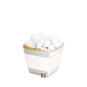 12 BOX PORTACONFETTI CELESTE CHIC