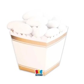 12 BOX PORTACONFETTI ROSA GOLD