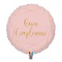 PALLONCINO MYLAR BUON COMPLEANNO ROSA 18''
