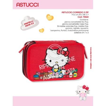 ASTUCCI 3 ZIP HELLO KITTY 2026