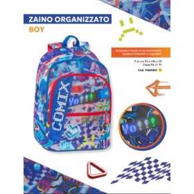 ZAINI ORGANIZZATI COMIX ULTRA BRIGHT START BOY 2026