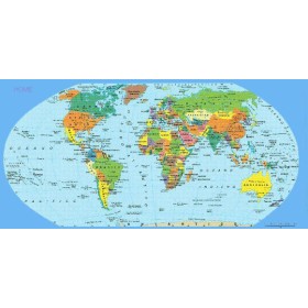 CARTINE GEOGRAFICHE  CARTA PLANISF.MUTE FMB