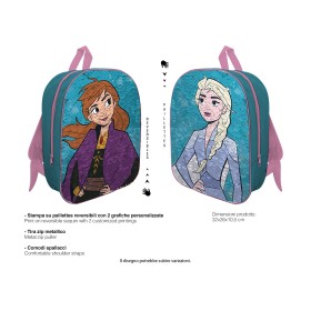 ZAINI ASILO PAILLETTES REVERSIBILE FROZEN