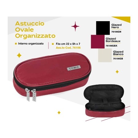 ASTUCCI OVALI GALZED BORDEAUX COMIX 2026