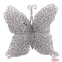 FARFALLE ANGEL C/FOGLIA COL. ARGENTO